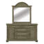 Commode combinée 5 tiroirs avec miroir Alvy-1582514649