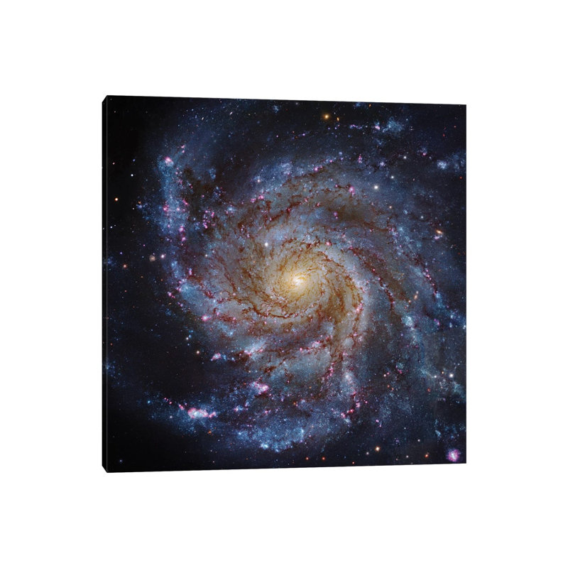 M101, The Pinwheel Galaxy by Robert Gendler - Wrapped Canvas Print, 45.72 cm H x 45.72 cm W x 1.91 cm D