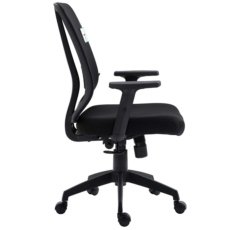 PU Leather Office Chair, Black