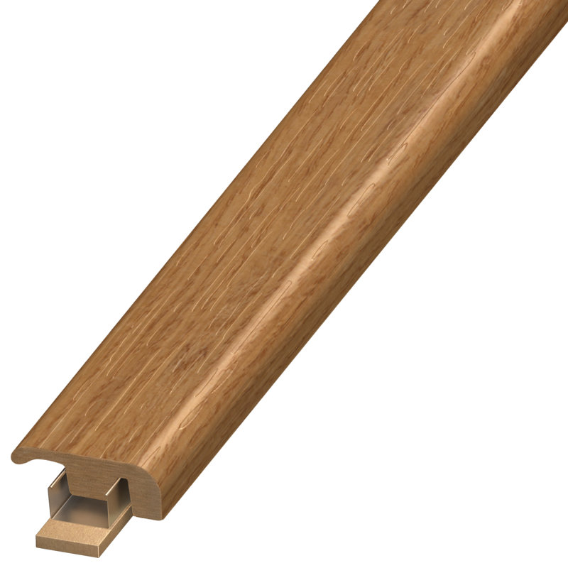 Couvre-seuil / embout en bois d'ingénierie de 0,5 po d'épaisseur x 1,38 po de largeur x 94 po, Chêne européen