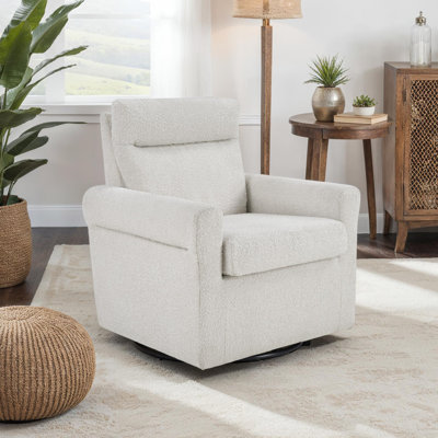 Liv Upholstered Swivel Accent Armchair