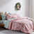 Rose bonhomme de neige rose