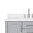 43'' Single Bathroom Vanity with White Quartz Top-55794980