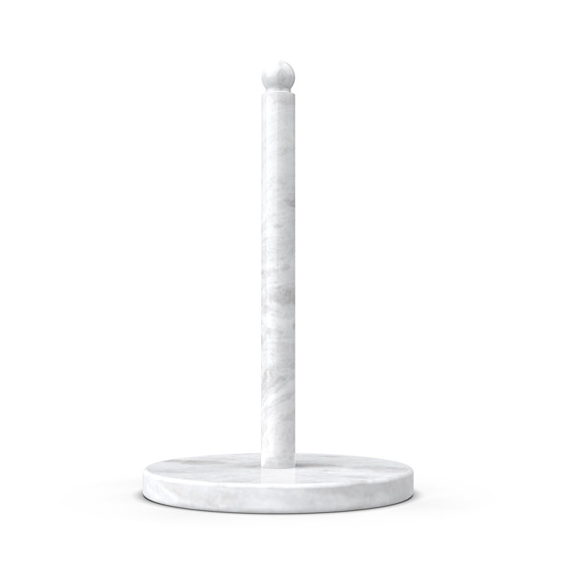 Marble Freestanding Paper Towel Holder With Larger Base