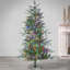 Lighted Artificial Pine Christmas Tree-2093117024