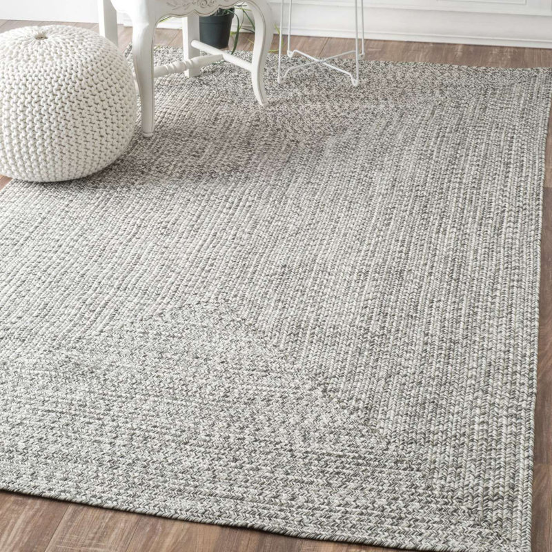 Glenn Solid Colour Indoor / Outdoor Area Rug, Rectangle 152 x 244cm