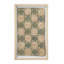 Décoration murale abstraite boîte rectangulaire rectangulaire avec corde en damier