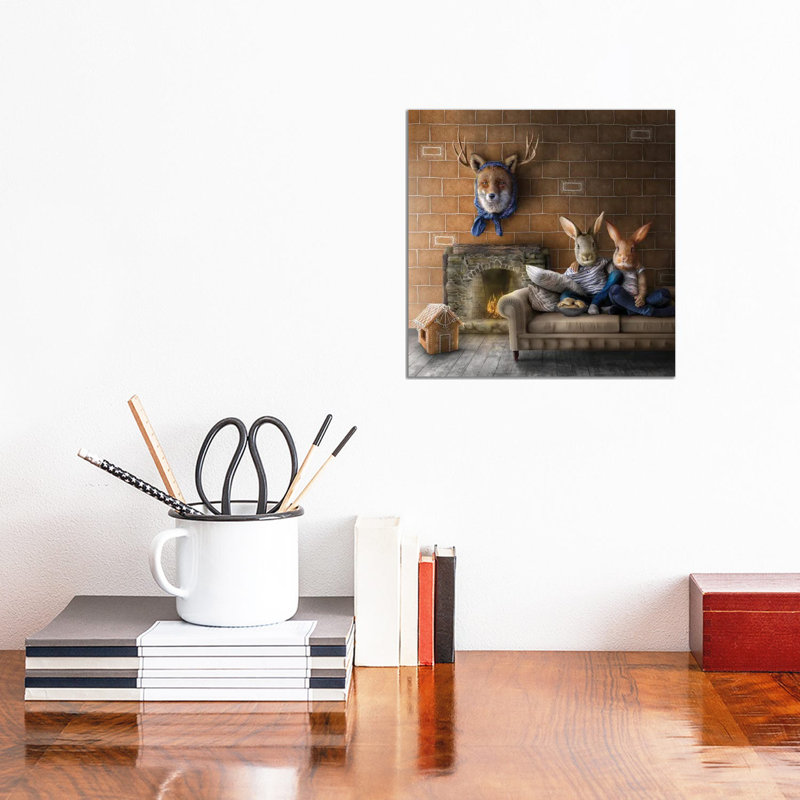 Home Fairytale: Hansel And Gretel by Spielsinn Design - Gallery-Wrapped Canvas Giclée on Canvas, Wrapped Canvas