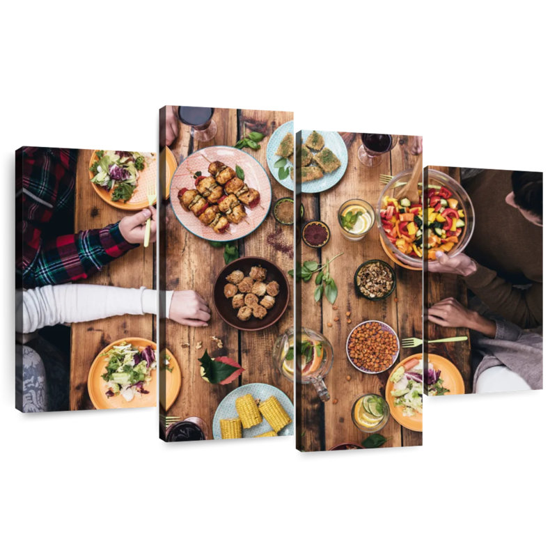 Yarlin Cozy Rustic Dinner, 32" H x 52" W
