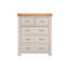 Comfrey 85cm W 5 - Drawer Chest of Drawers-1575633825