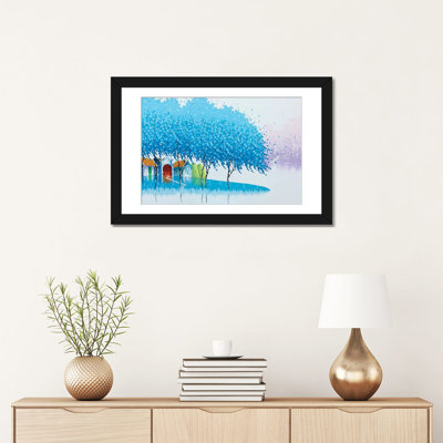« winter landscape », impression sur toile tendue