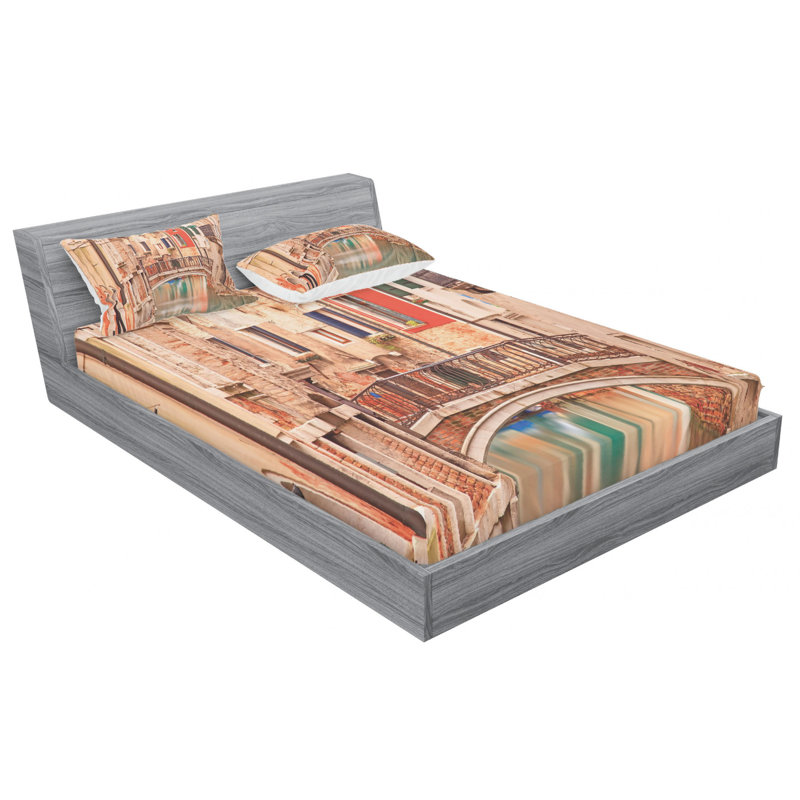 Microfiber Sheet Set, Full Sheet Set with Fitted Sheet