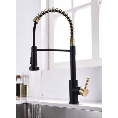 Pull Down Single Hand Kitchen Faucet -  HHK HOME