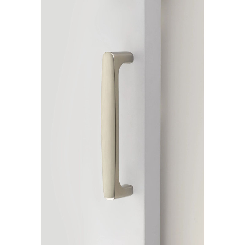 Poignée de porte de douche en verre Emtek Urban Modern 8 po, (GoTB), Laiton non laqué