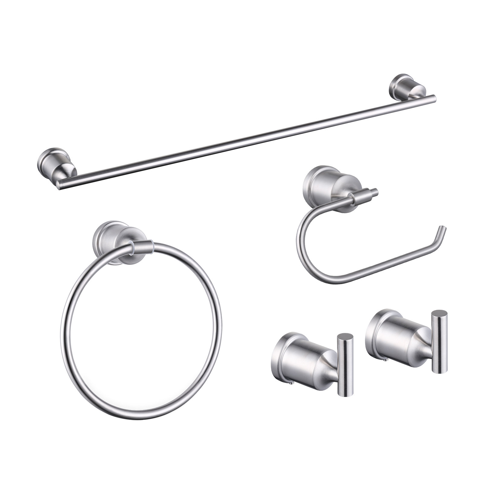 WOWOW 5 Piece Bathroom Hardware Set Wayfair