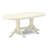 5 Piece Modern Dining Table Set Includes an Oval Wooden Table with Butterfly Leaf and 4 Dining Chairs, 40x76 Inch, Linen White-405300426