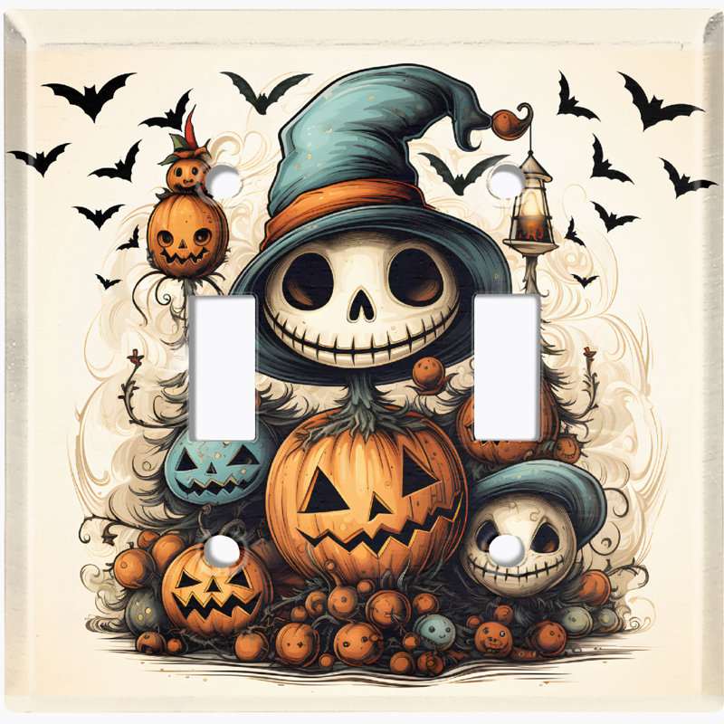 Halloween 2 - Gang Toggle Light Switch Standard Wall Plate