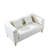 Oversized 2-Seater Sectional Sofa With Deep Seating And 2 Pillows-1473085663