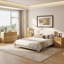 Ensemble de chambre à coucher en bois 3 pièces avec commode à 7 tiroirs Kizzy-131235504