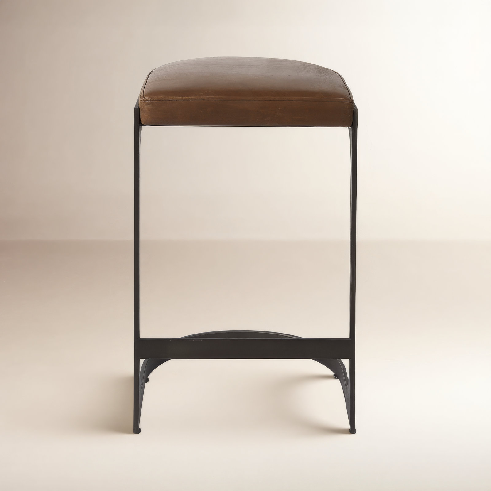 Bellesa Counter & Bar Stool, Medium Brown, Bar Stool (28” Seat Height)