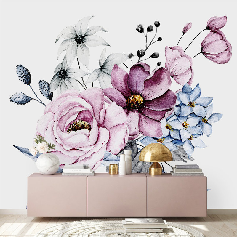 Peel & Stick Floral Wall Mural