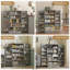 Garde-manger réglable à 5 niveaux à double porte avec tablettes de porte-133394512
