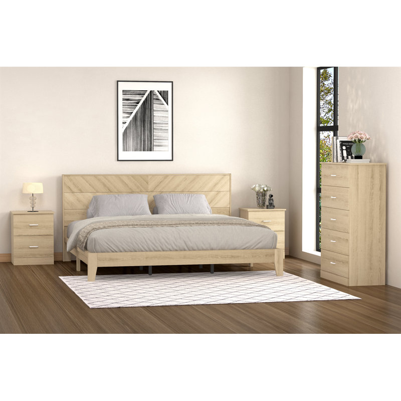 Curtis 4 Piece Bedroom Set, Queen