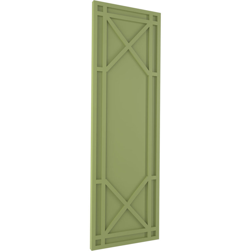 Volets en PVC True Fit, 12", Vert mousse, 28"