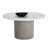 Zali Round Dining Table - Grey-458012492-458012493