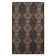 Tapis brun / brun clair à motif abstrait Cramden