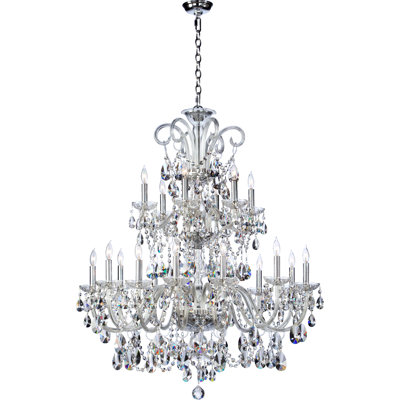 Lustree 18 lumières façon bougie/classique Haywood