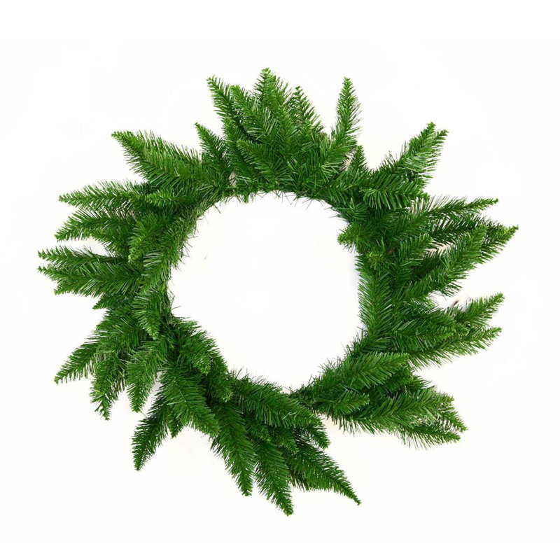 Pine Wreath - Green, 26" H x 26" W x 5.9" D