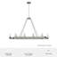 Luminaire linéaire à 10 lumières Hunter Saddlewood