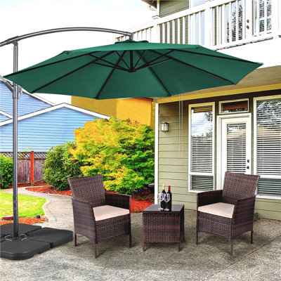 300cm D Patio Offset Umbrella
