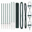 Vidaxl Welded Wire Fence With 7 Spike Posts Steel-114858146-114858158