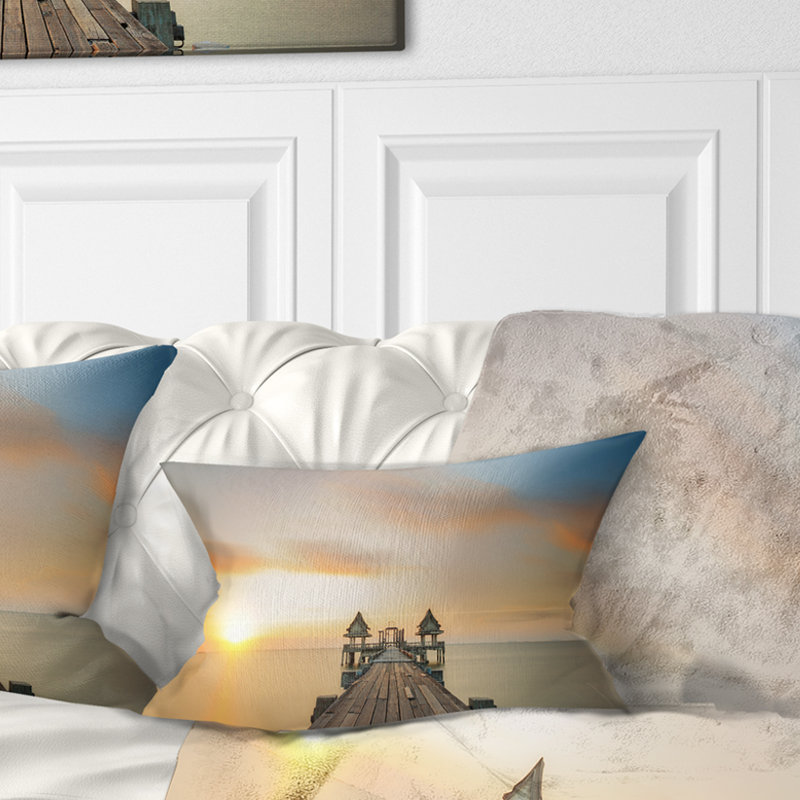 Landscape Reversible Throw Pillow
