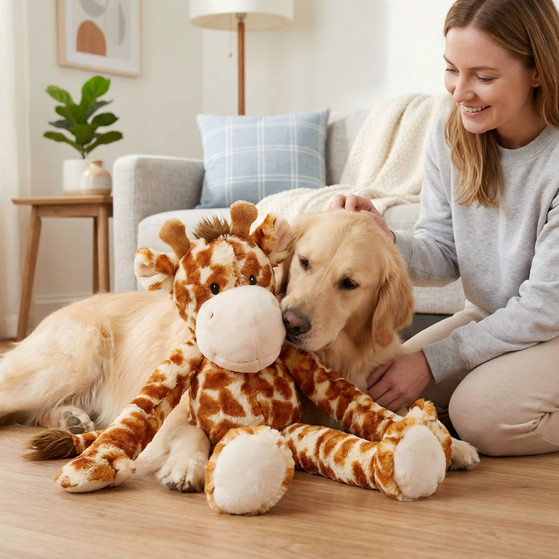 Jouet pour chien en girafe Swingin Safari