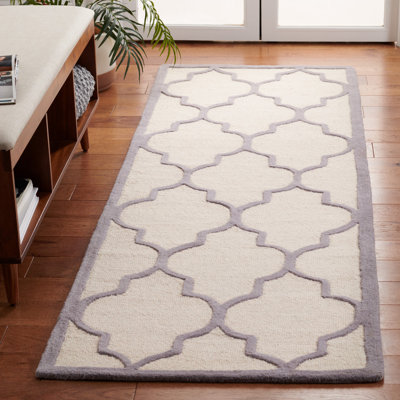 Tapis en laine touffeté à la main Cannen