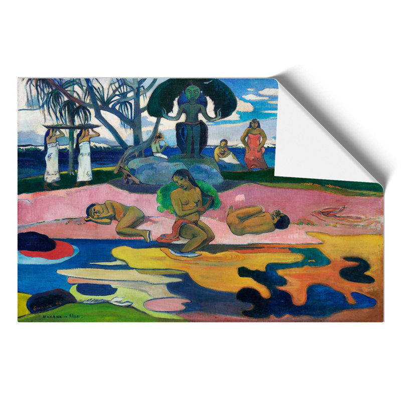 Day Of The God by Paul Gauguin - No Frame Painting, 42cm H x 59cm W x 0.1cm D