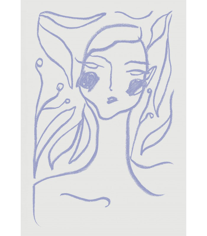Gaia, Lilac, 50.8cm H x 76.2cm W