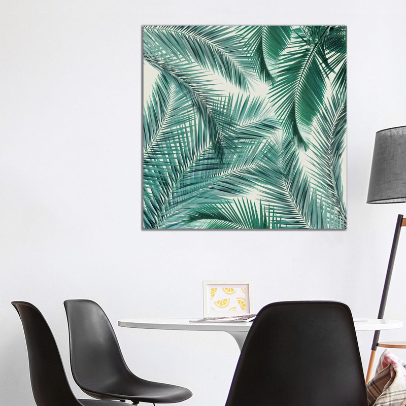 Palms II by Vin Zzep - Wrapped Canvas Print, 93.98 cm H x 93.98 cm W x 1.91 cm D