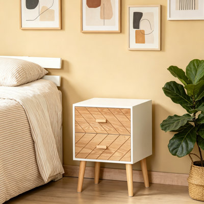 40cm W Particle Board Bedside Table