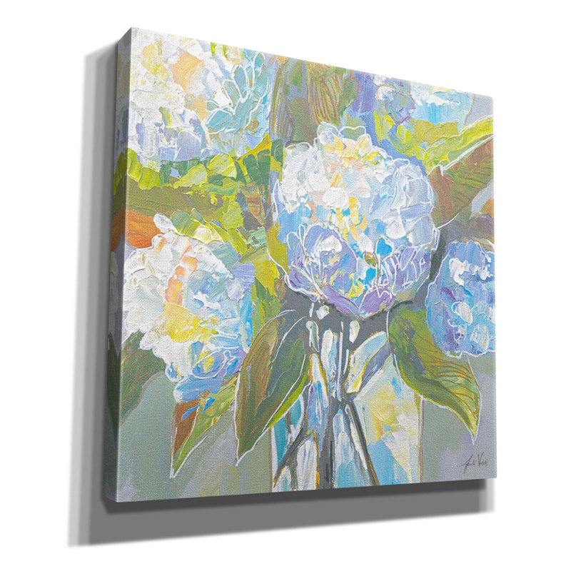 Art mural en toile «Puffs Light» par Jeanette Vertentes, 18 po x 18 po, H 37 po x l 37 po x P 1,5 po