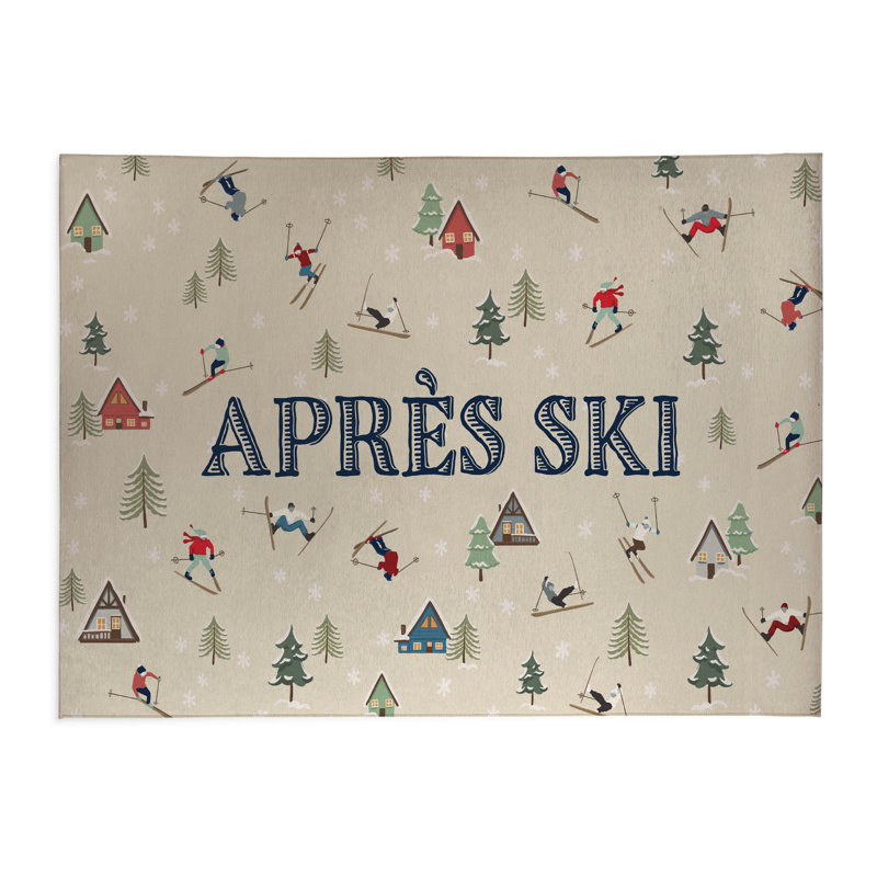 Tapis de cuisine Apres Ski, Ivoire ivoire, Rectangle 5 pi x 7 pi