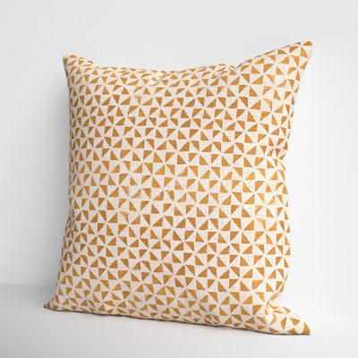 Zetta Geometric Cotton Throw Pillow