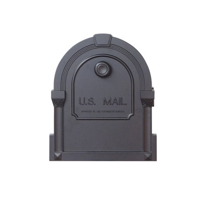 Savannah Aluminum Post Mounted Mailbox with Magnetic Closure