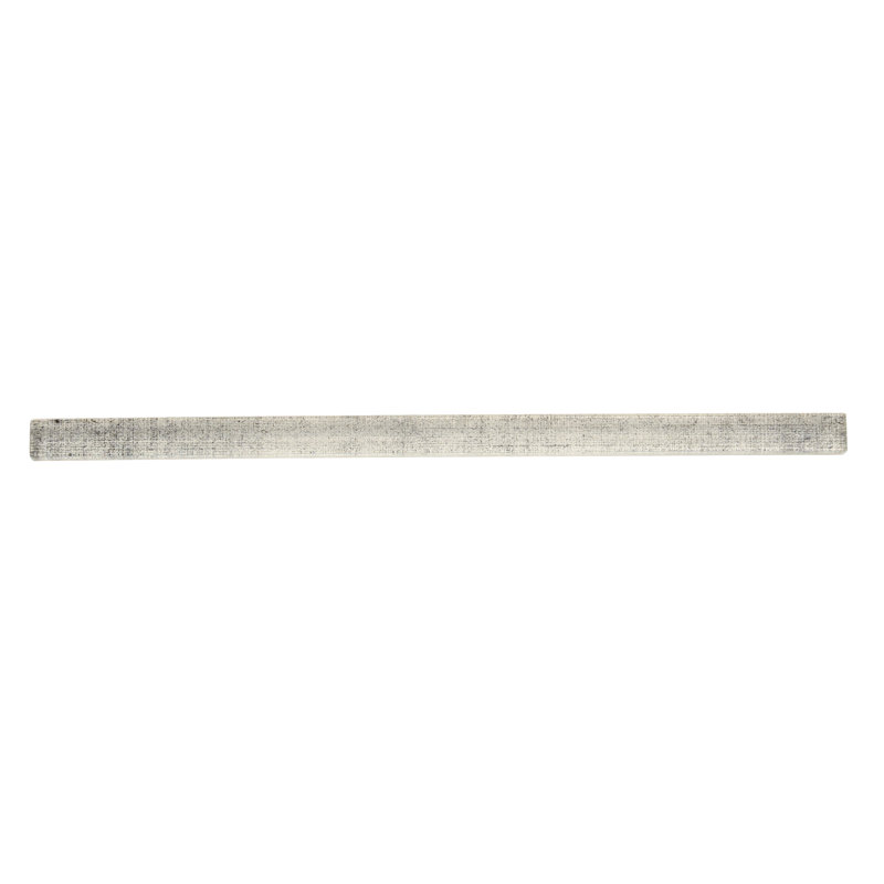 Montana 12" x 0.6" Glass Pencil Liner Tile Trim, Light Gray