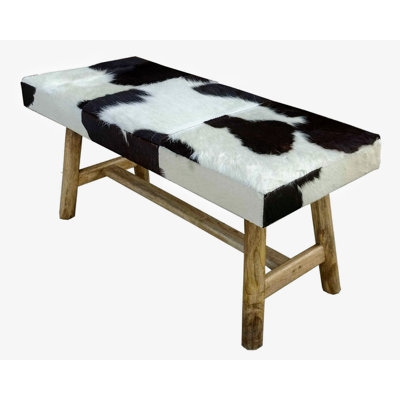 Artemy Genuine Leather Bench