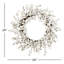 Waterproof Winter White Pearl Berry Christmas Holiday Front Door Wreath