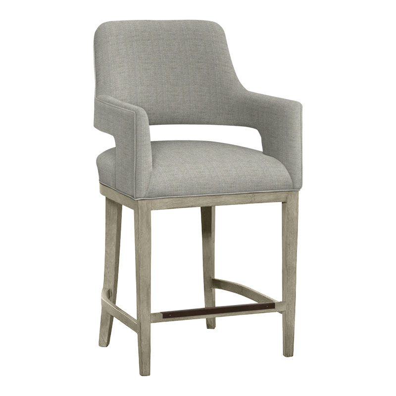 Tabouret de bar et de comptoir Josie, Amande chamois, Perigold Willa céleri